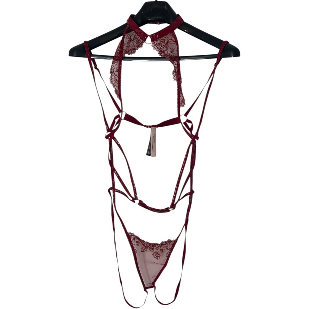 Victoria's Secret Burgundy Lace Chemise - Picture 3 of 10
